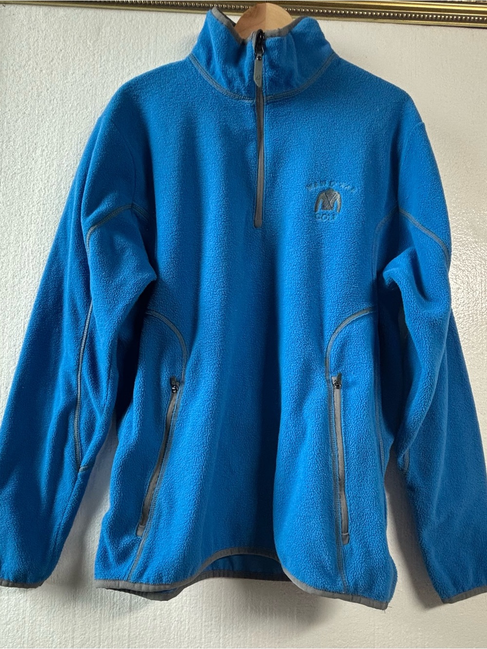 Antigua Man O War Golf Fleece 1/4 Zip Pullover-medium